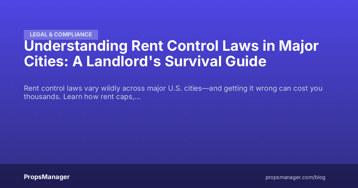 Where Has Rent Controls Map Understanding Rent Control Laws in Major Cities: A Landlord's Survival ...